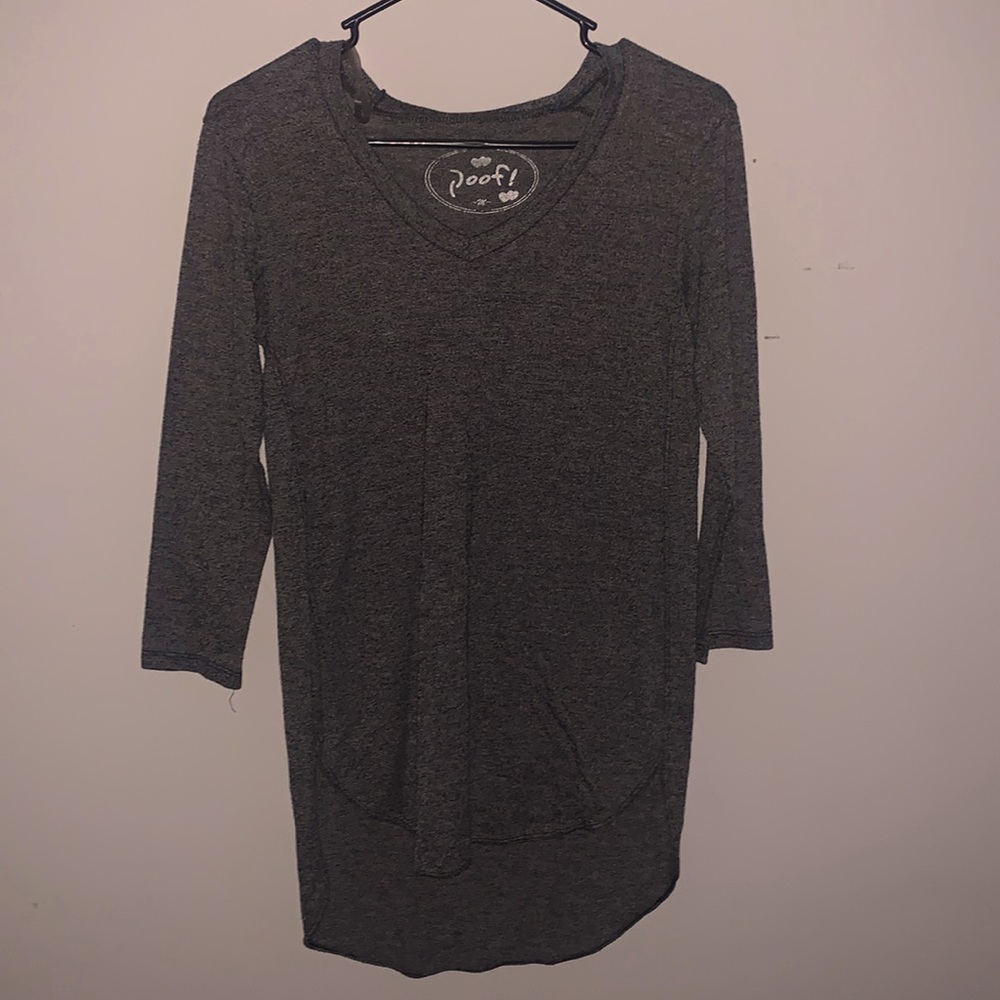 Grey “Poof” shirt!